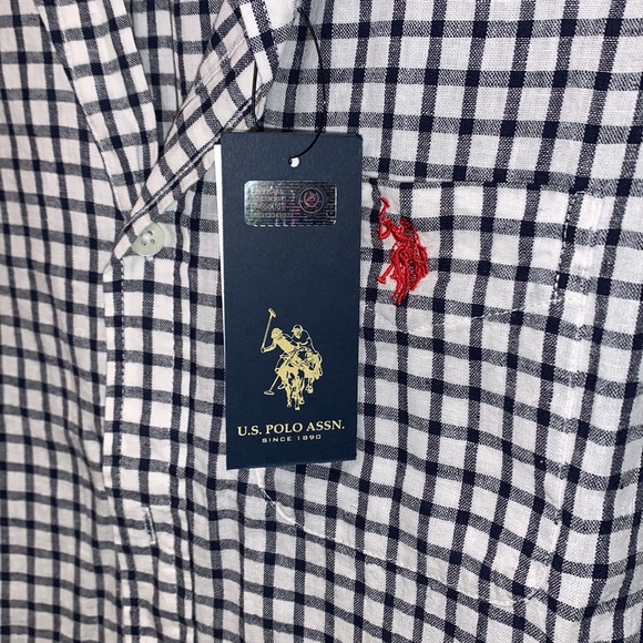 U.S. Polo Assn Short Sleeve Dress Shirt - Picture 4 of 5